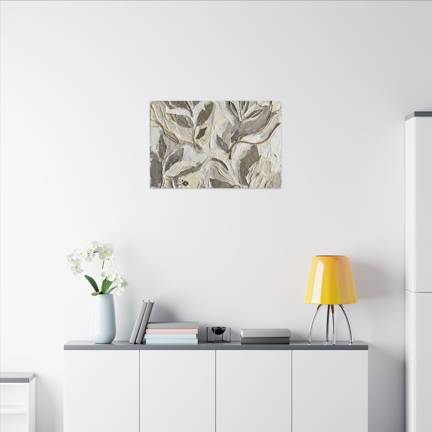 Japandi Textured Canvas Art