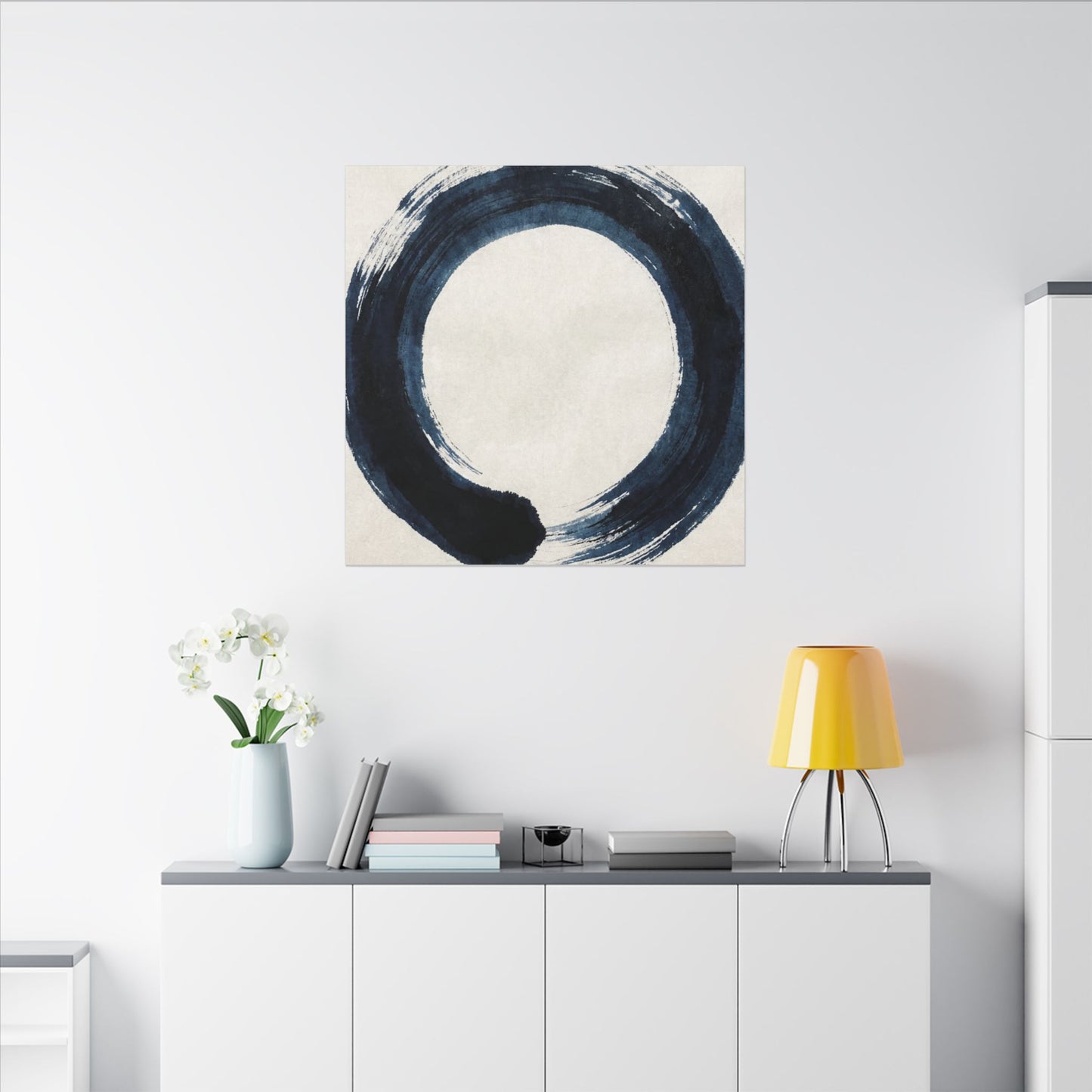 Balanced Meditation Zen Enso Canvas Art