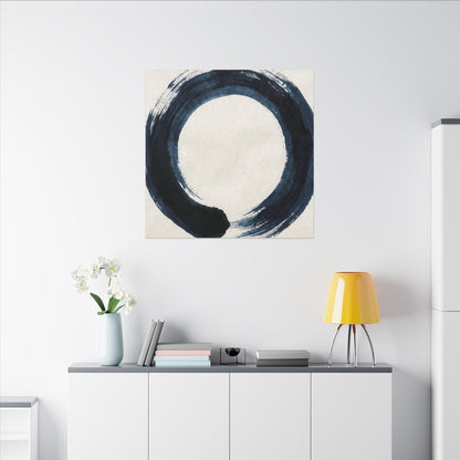 Balanced Meditation Zen Enso Canvas Art
