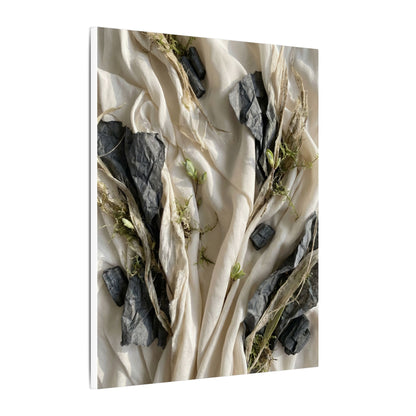 Spring Silk Drape Texture Canvas Art | Warm Decor