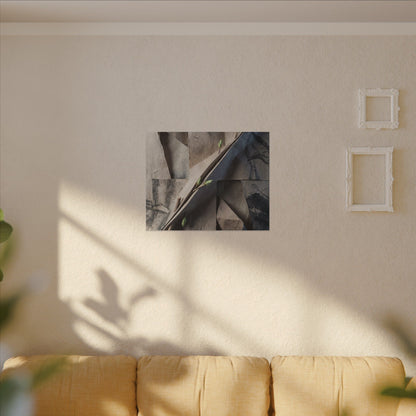 Paper Fold Canvas Art | Spring Japandi Japanese Pattern Art