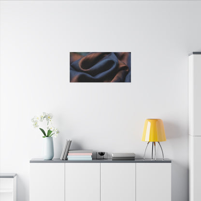 Summer Silk Drape Shadow Zen Canvas Art | Sophisticated Decor