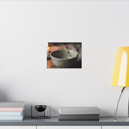 Ceramic Bowl Spring Canvas Art | Japandi Neutral Design