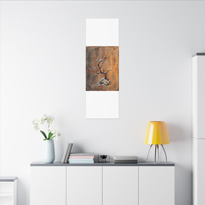 Datsuzoku Rust Patina Canvas Art - Zen Sumi E