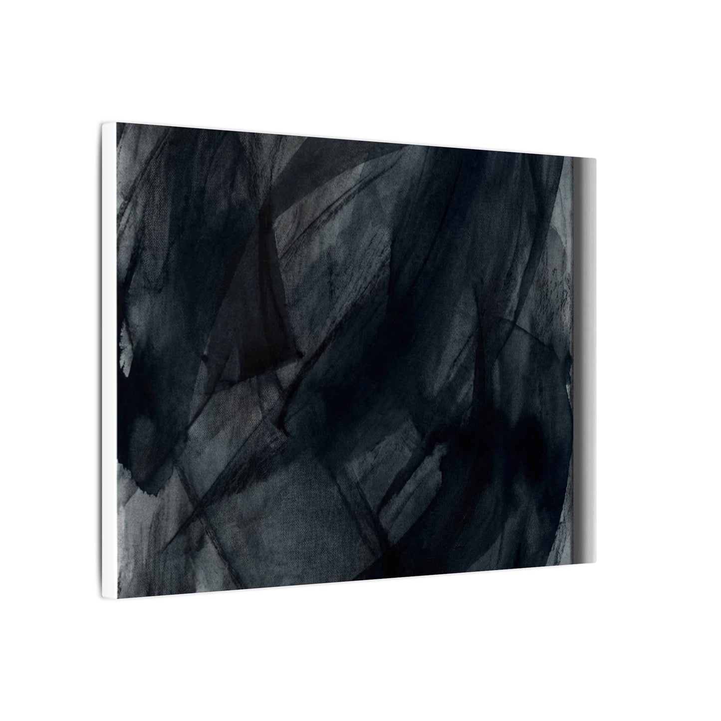 Deep Tones Dark Japandi Charcoal Canvas Art