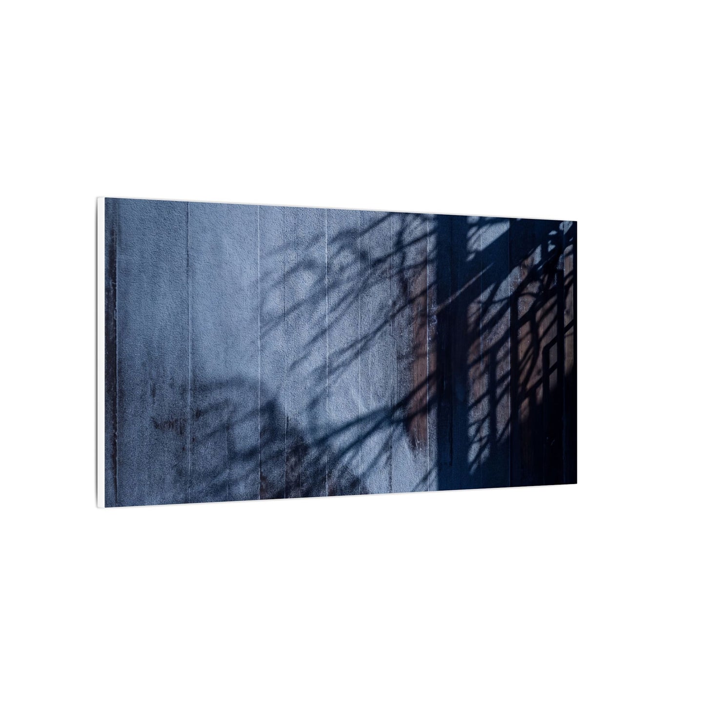 Shadow Play Moody Minimal Canvas Art | Moody Dark Japandi Art