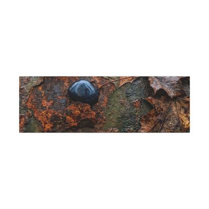 Datsuzoku Rust Patina Canvas Art - Dark Japandi Moody Minimal