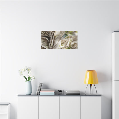 Fukinsei Paper Fold Canvas Art - Japandi Watercolor