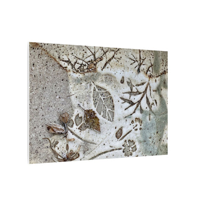 Ceramic Bowl Winter Canvas Art | Japandi Earthy Design