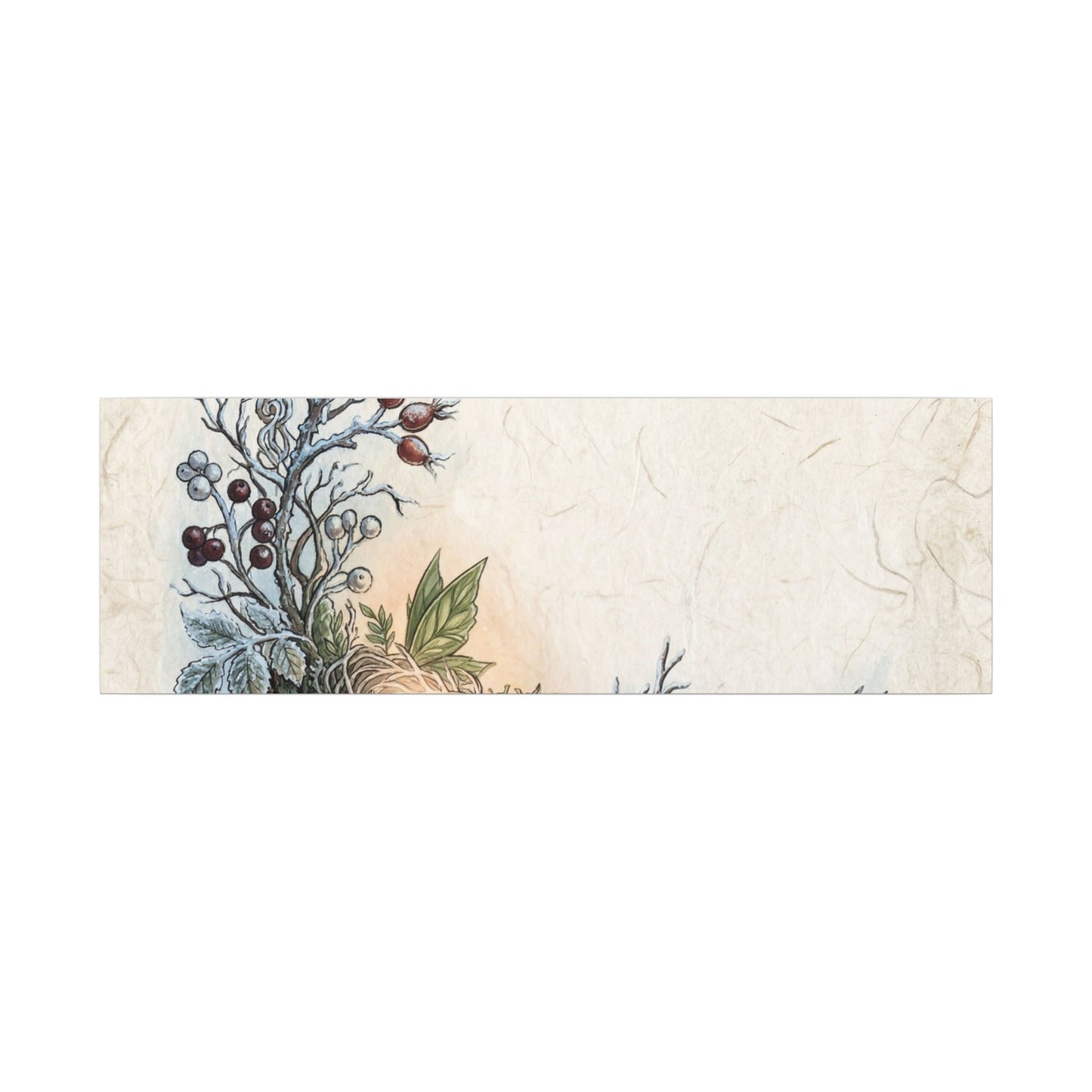 Winter Shoji Screen Forest Whimsy Canvas Art | Enchanting Decor