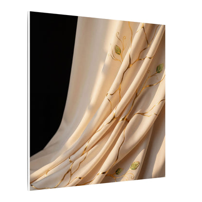 Golden Hour Silk Drape Canvas Art - Kintsugi Fukinsei