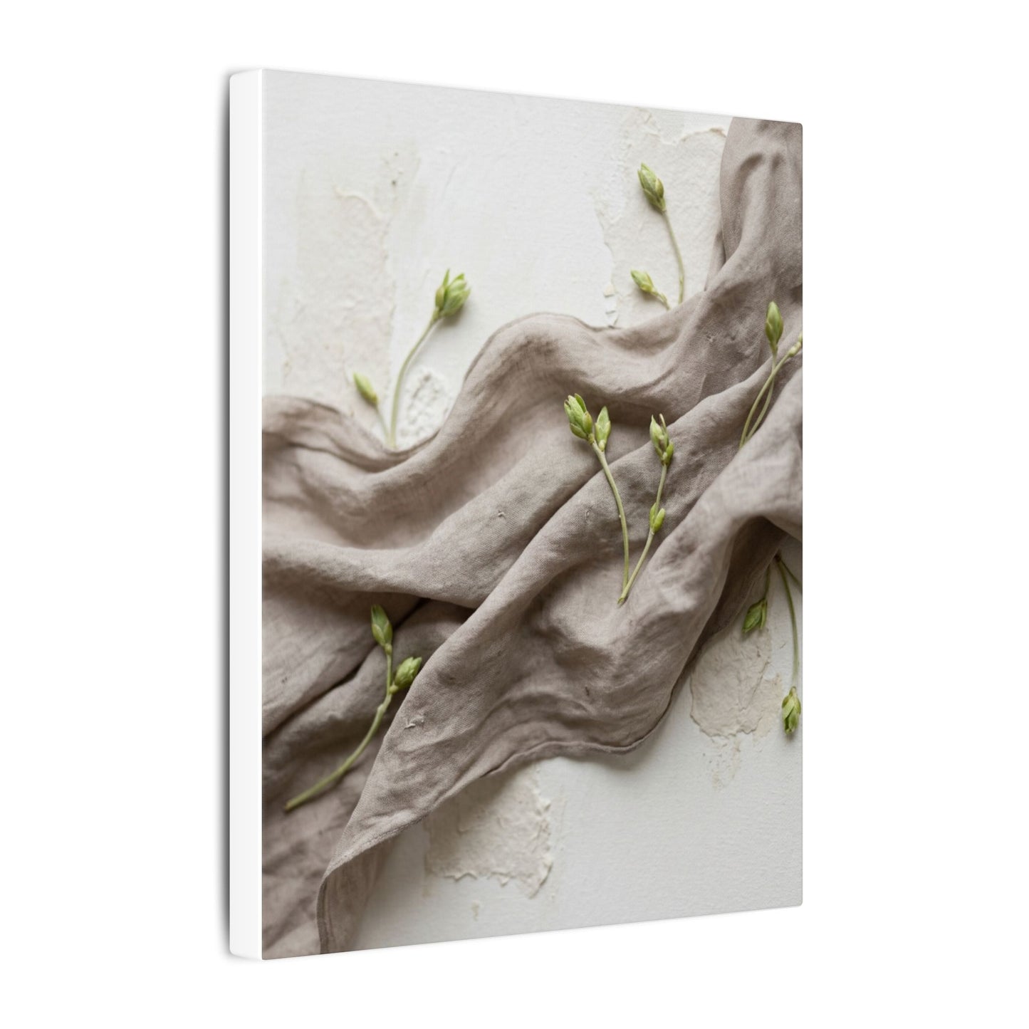 Overcast Silk Drape Canvas Art - Japandi Ma