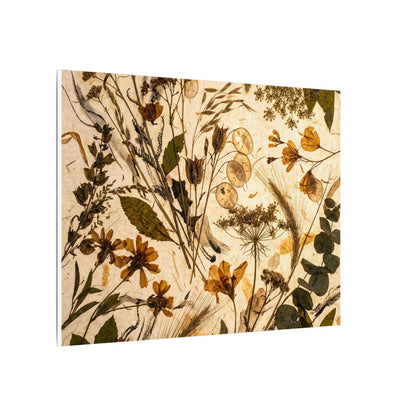 Dried Flowers Summer Canvas Art | Japandi Neutral Design