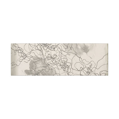 Summer Shadow Play Minimal Line Canvas Art | Earthy Decor