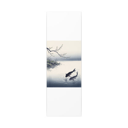 Ma Koi Pond Canvas Art - Zen Ukiyo E Inspired