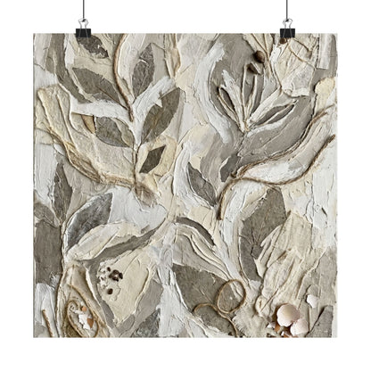 Japandi Textured Wall Art Print