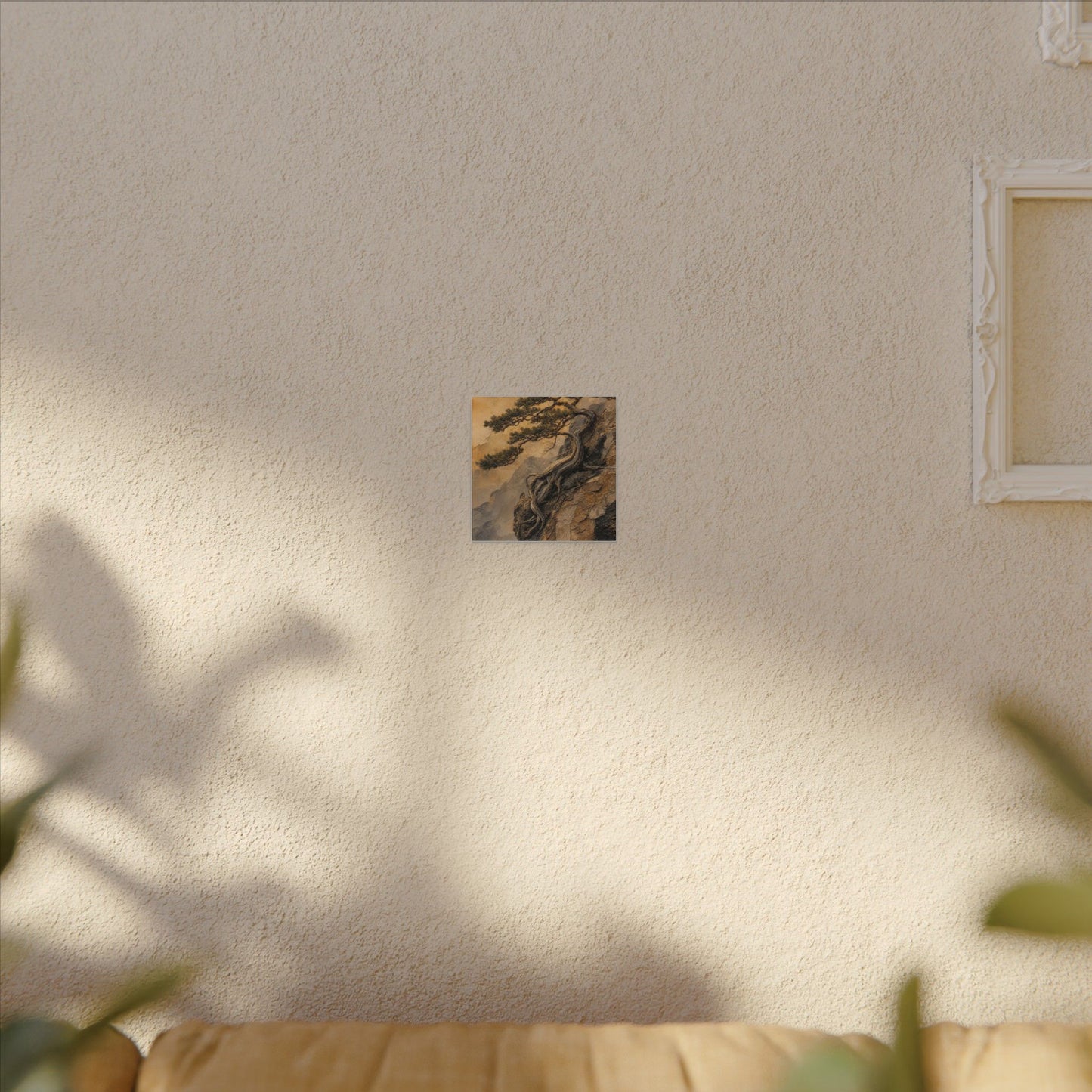 Summer Pine Tree Texture Canvas Art | Cozy Decor
