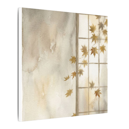Warm Shoji Screen Canvas Art - Watercolor Japandi