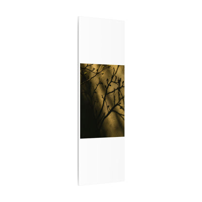 Golden Hour Shadow Play Canvas Art - Dark Japandi Seijaku
