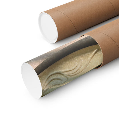 Dappled River Stones Wall Art Print - Japandi Fukinsei
