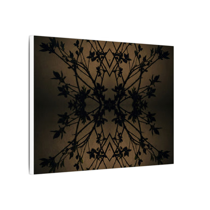 Golden Hour Shadow Play Canvas Art - Dark Japandi Seijaku