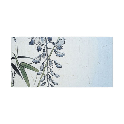 Zen Wisteria in Moonlight | Ukiyo E Inspired Canvas Art