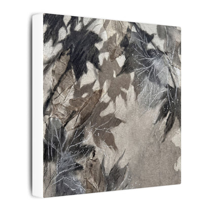 Shadow Play Texture Canvas Art | Cozy Japandi Art