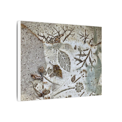 Ceramic Bowl Winter Canvas Art | Japandi Earthy Design