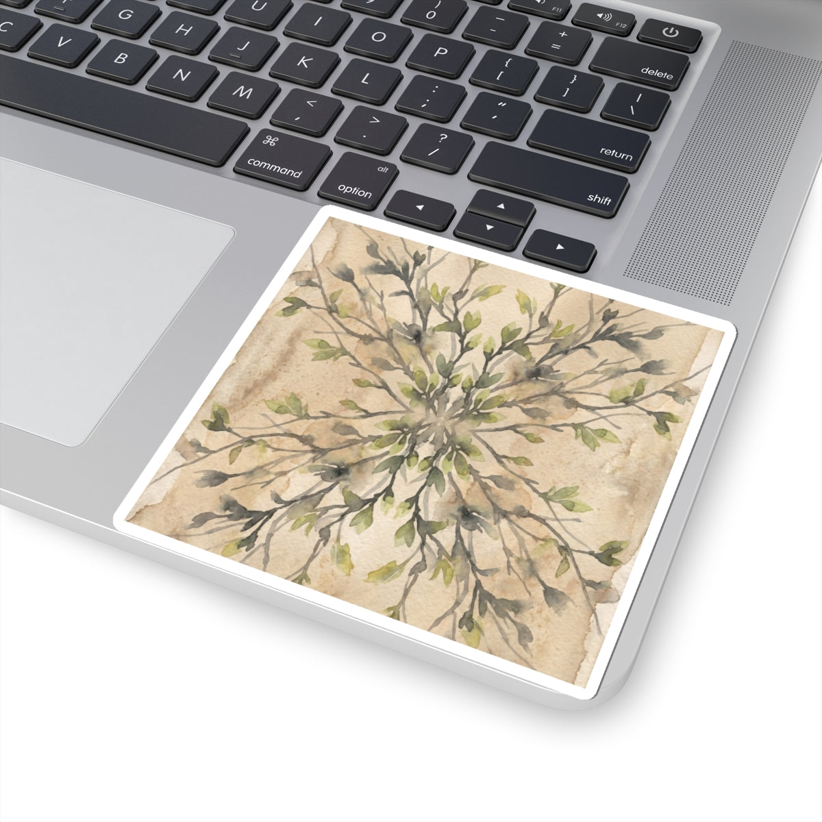 Spring Shadow Play Watercolor Sticker | Neutral Decor