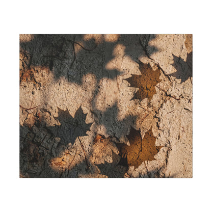 Cozy Shadow Play Canvas Art - Texture Japandi