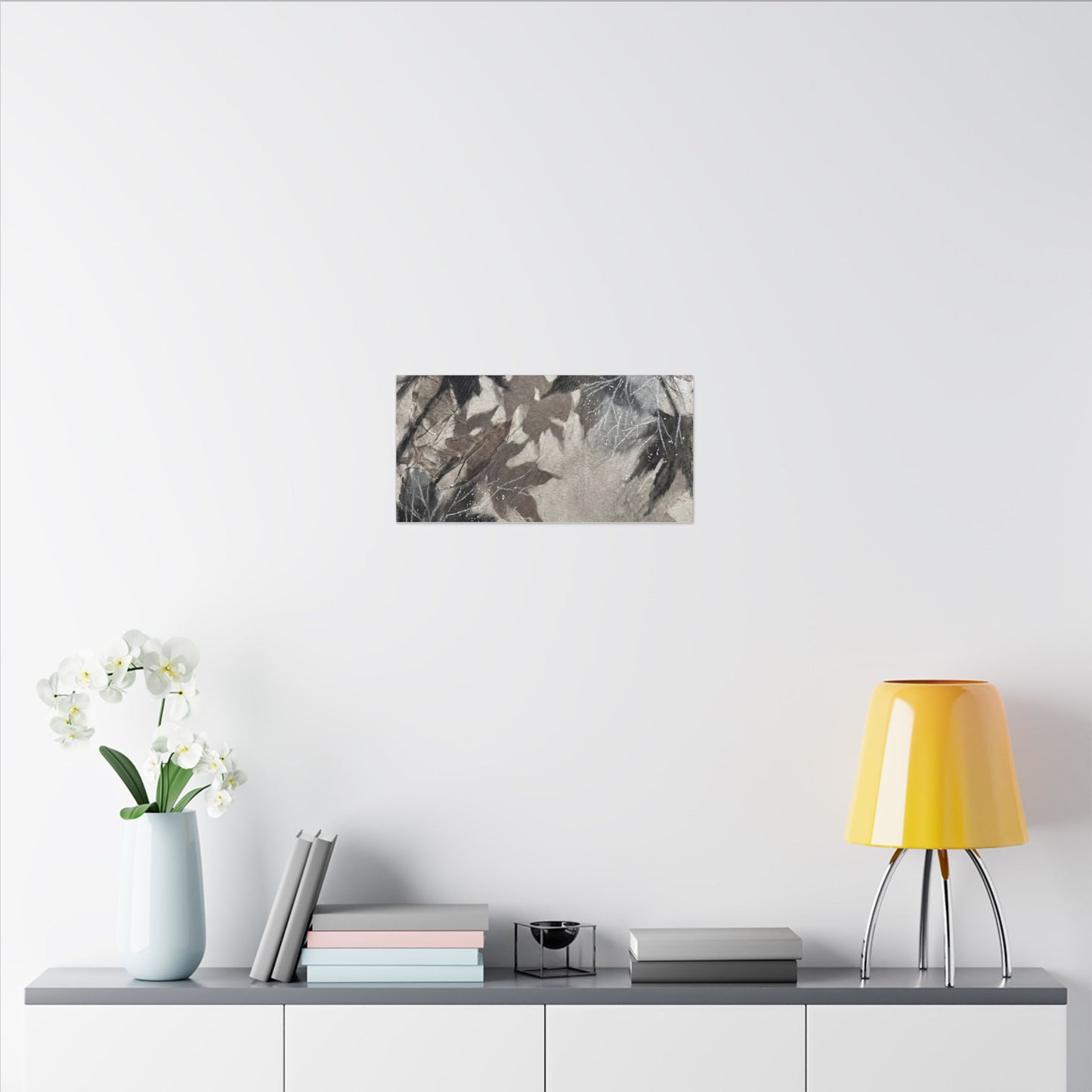 Shadow Play Texture Canvas Art | Cozy Japandi Art
