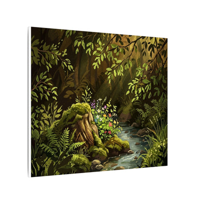Golden Hour Silk Drape Canvas Art - Dark Japandi Datsuzoku