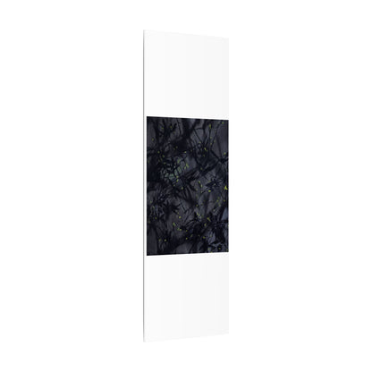 Shadow Play Spring Canvas Art | Dark Japandi Atmospheric Design