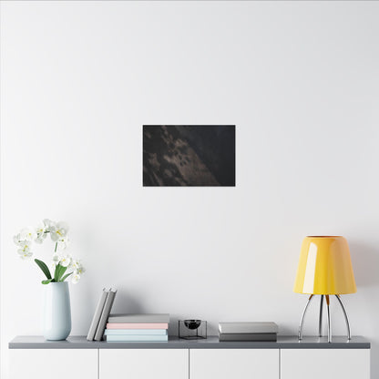 Shadow Play Winter Canvas Art | Dark Japandi Moody Design