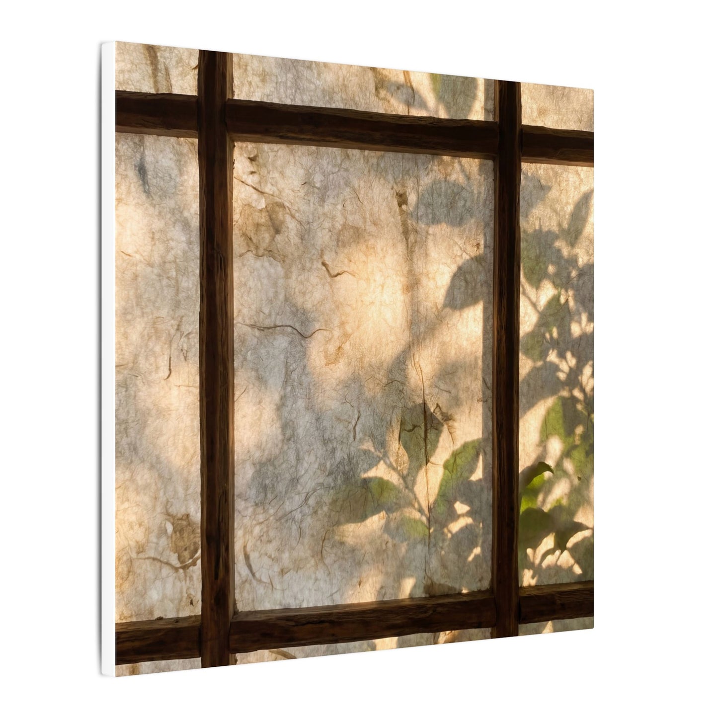Golden Hour Shoji Screen Canvas Art - Japandi Mono No Aware