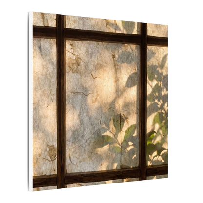 Golden Hour Shoji Screen Canvas Art - Japandi Mono No Aware