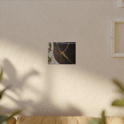Dawn Tea Ceremony Canvas Art - Kintsugi Mono No Aware