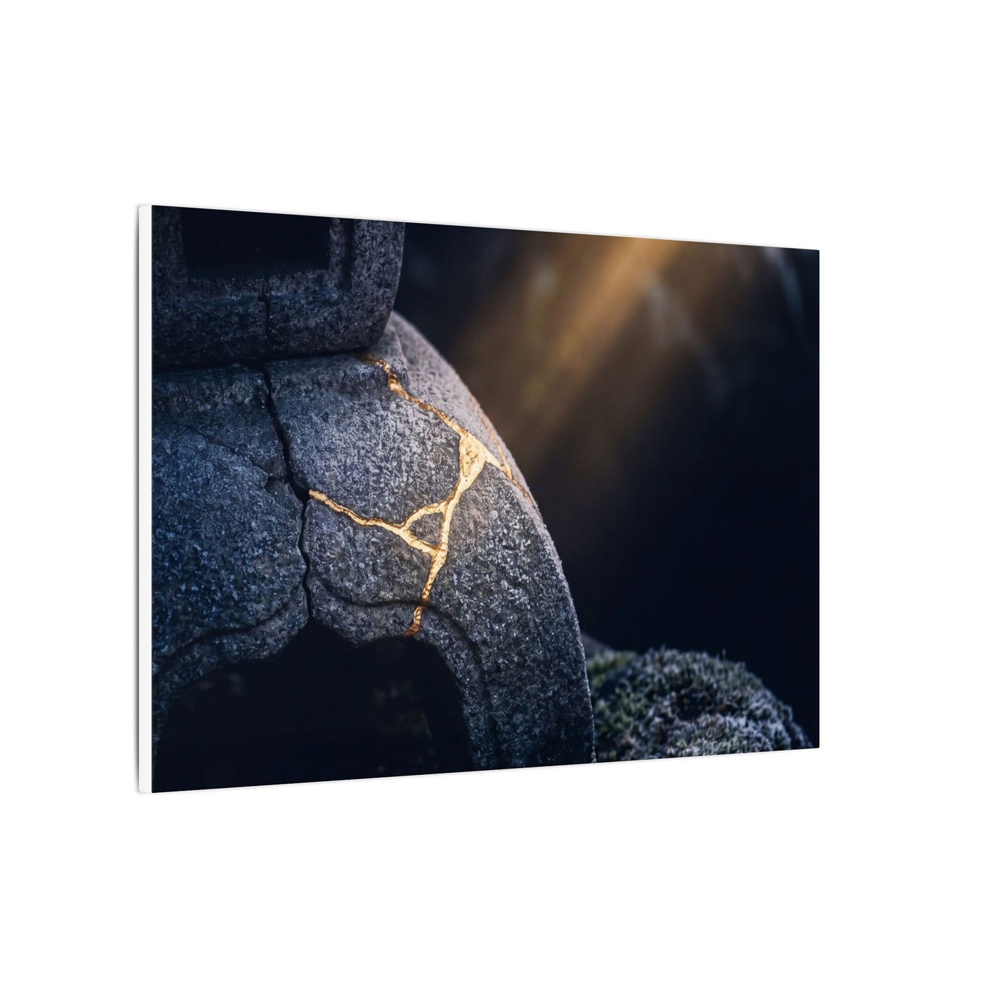 Ma Moonlit Garden Canvas Art - Kintsugi Broken Beauty