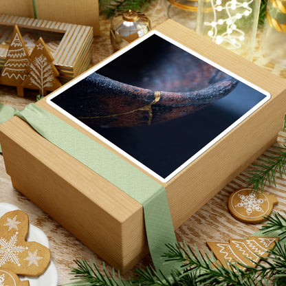 Ceramic Bowl Sticker | Winter Kintsugi Broken Beauty Art Art Print