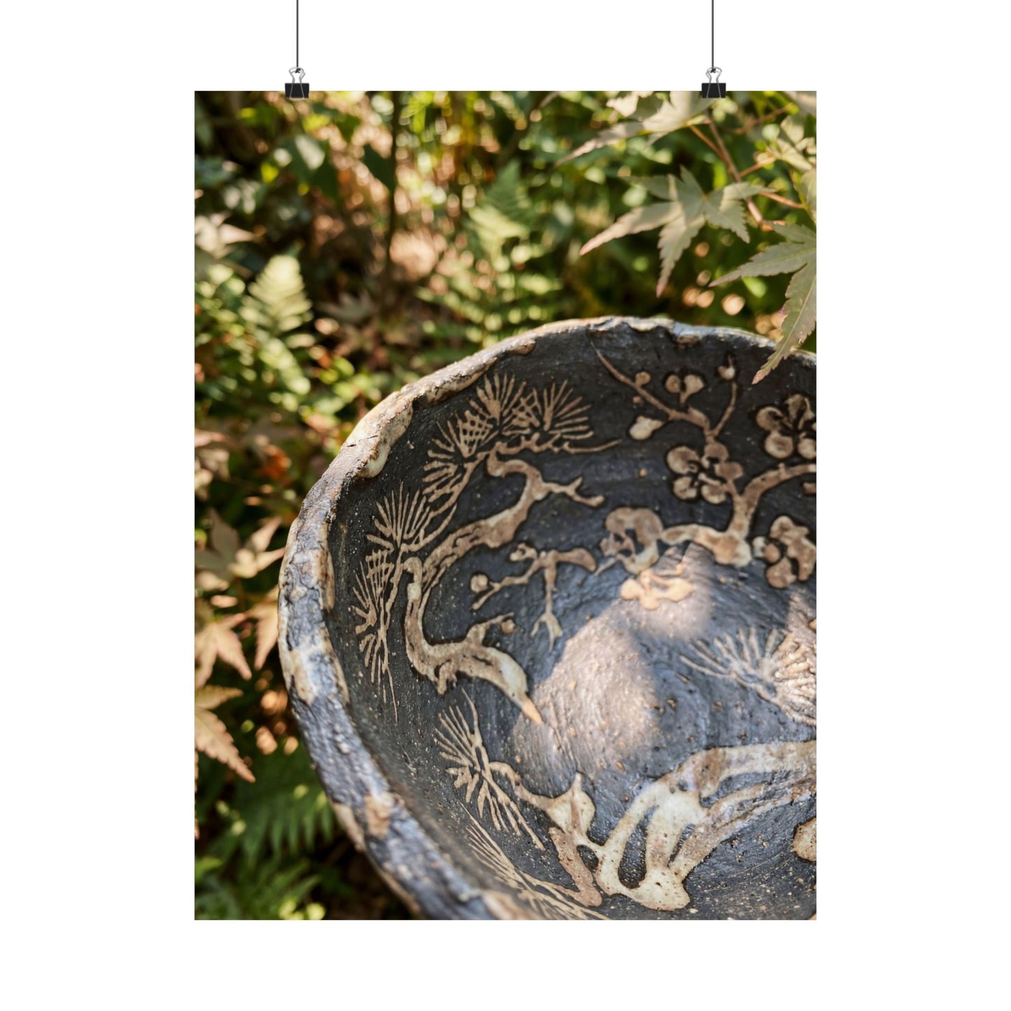 Ceramic Bowl Summer Wall Art Print | Japandi Warm Design Art Print