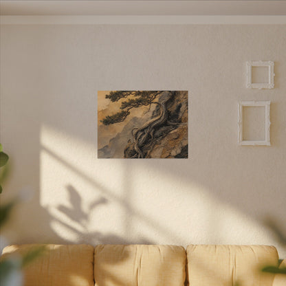 Summer Pine Tree Texture Canvas Art | Cozy Decor