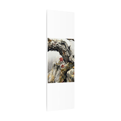 Pine Tree Autumn Canvas Art | Japandi Earthy Design