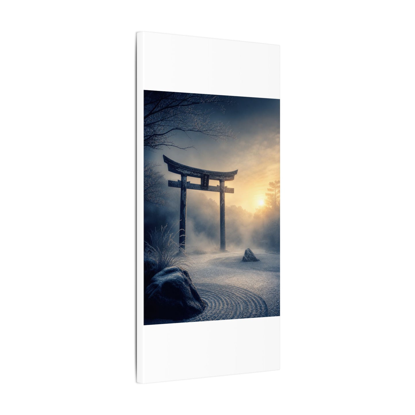 Zen Torii Gate in Golden Hour | Karesansui Canvas Art
