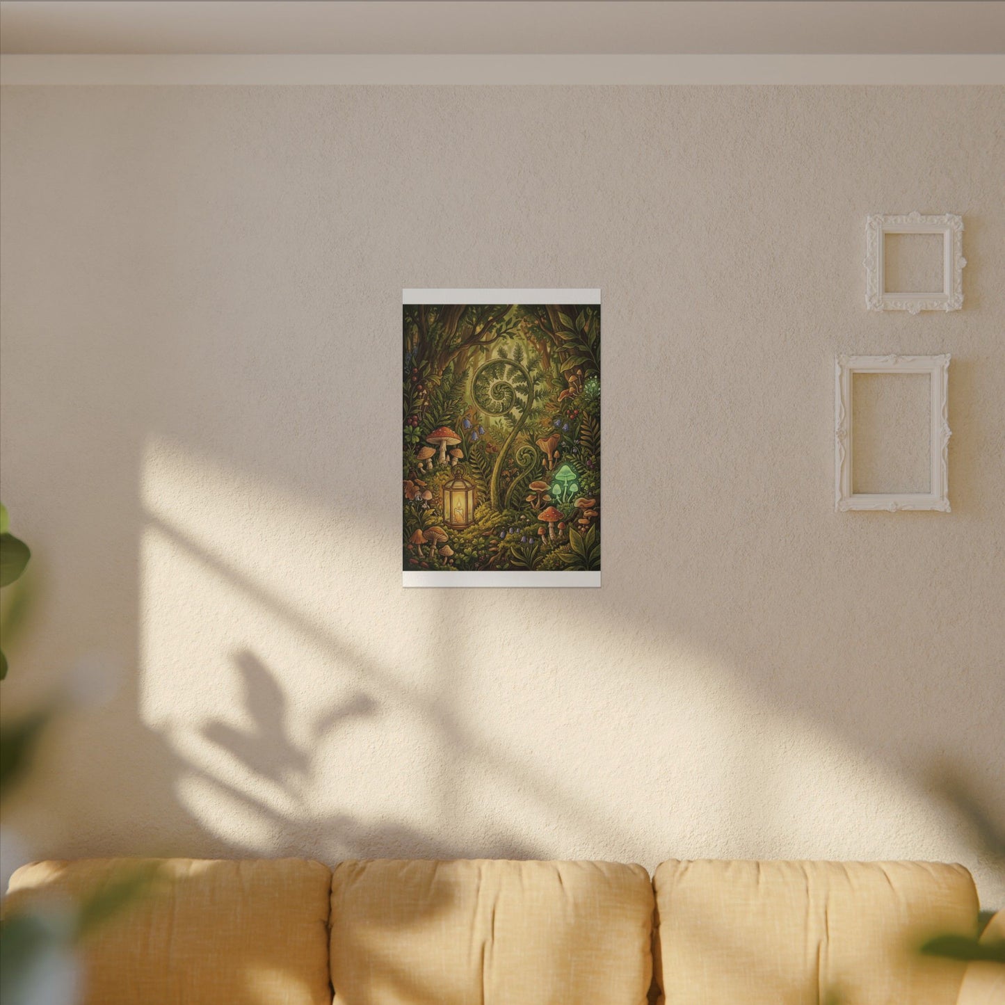 Elegant Ceramic Bowl Canvas Art - Minimal Line Japandi