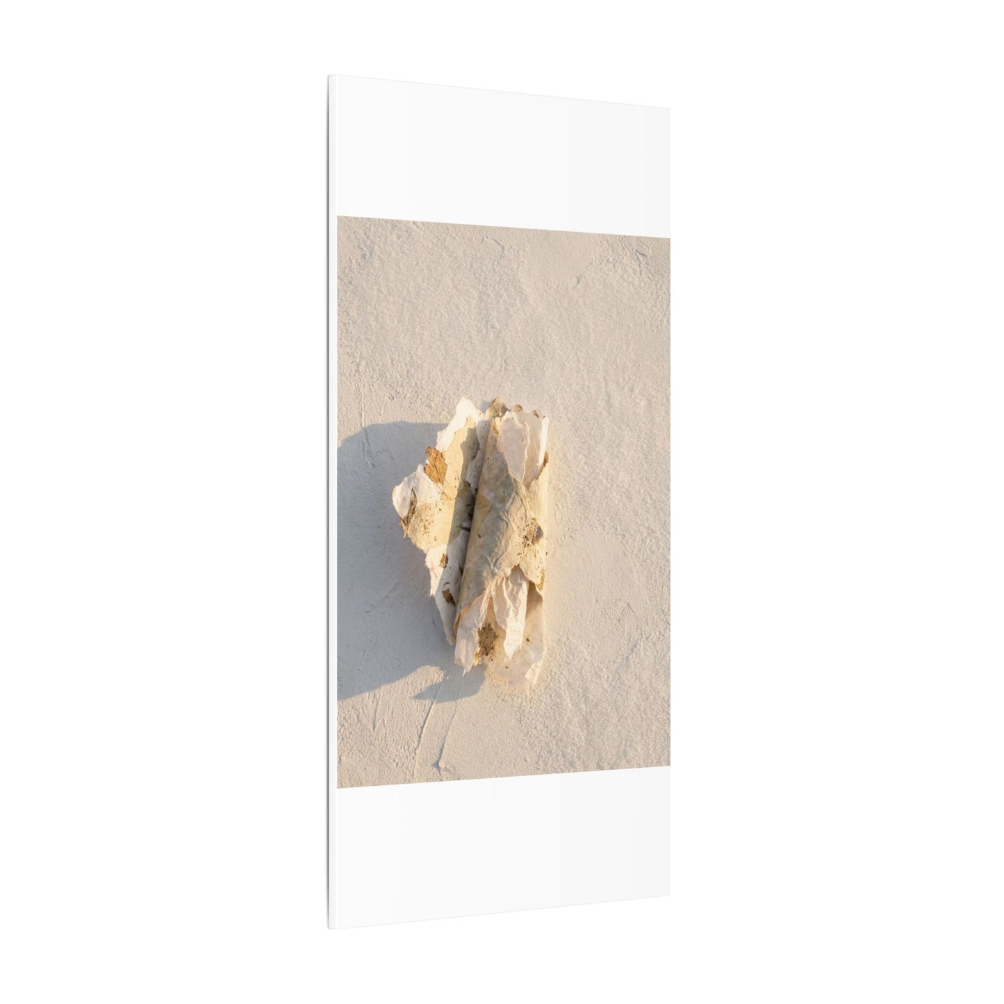 Paper Fold Canvas Art | Winter Japandi Texture Art