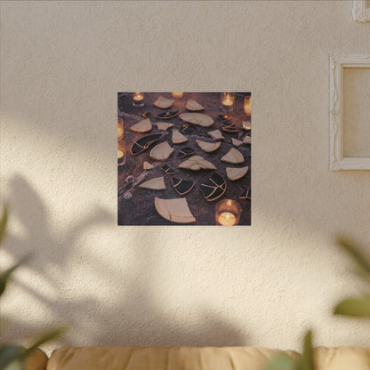 Winter Broken Pottery Broken Beauty Canvas Art | Beautiful Decor