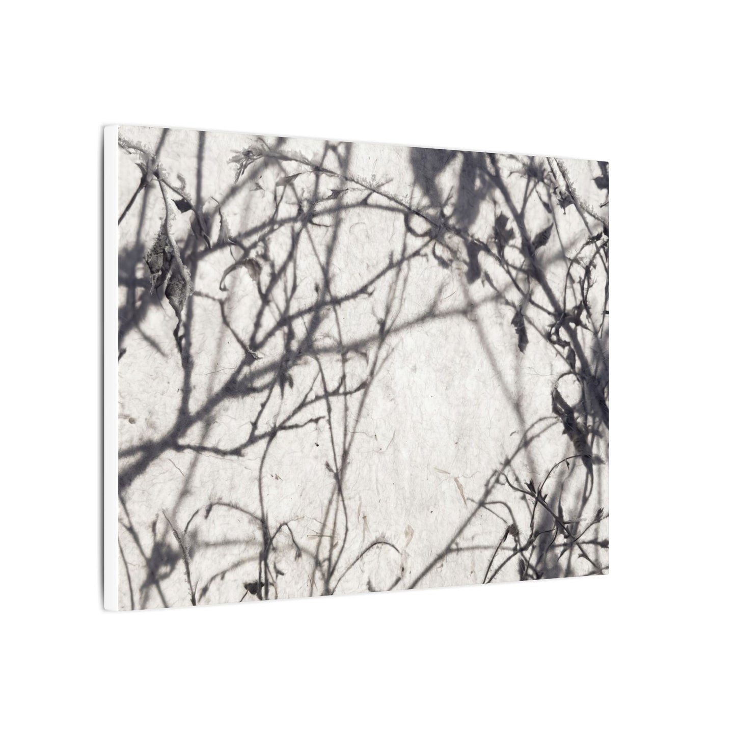 Winter Shadow Play Japanese Pattern Canvas Art | Elegant Decor