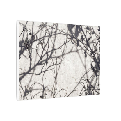 Winter Shadow Play Japanese Pattern Canvas Art | Elegant Decor