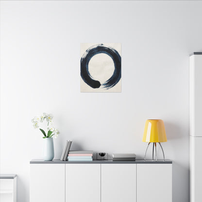 Balanced Meditation Zen Enso Canvas Art