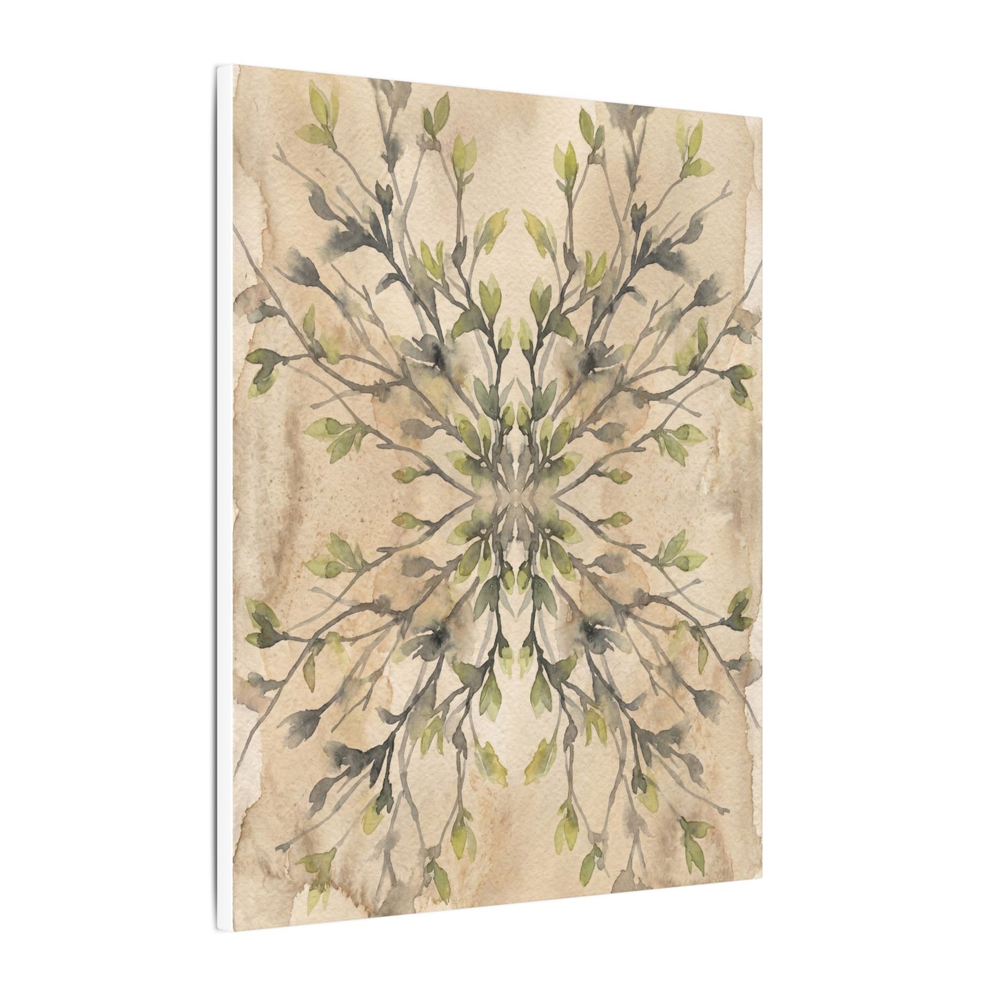 Shibui Shadow Play Canvas Art - Japandi Watercolor
